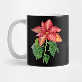 day with Poinsettia Mug